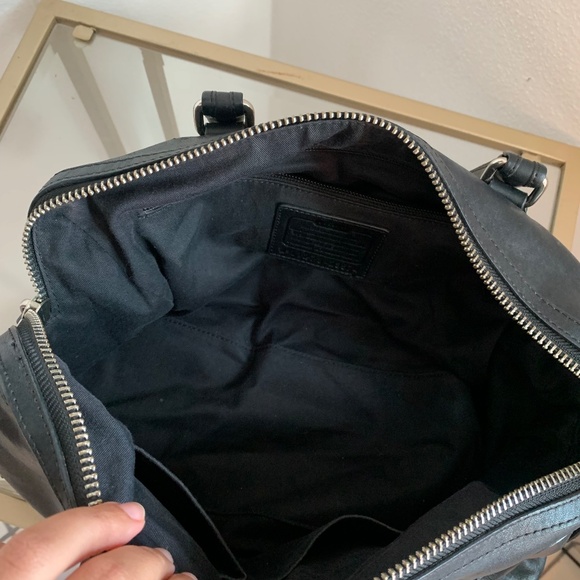 Coach Legacy Haley 23574 Black Leather Satchel With Tassel - Picture 3 of 7